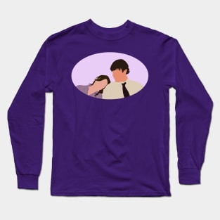 Pam Jim Shoulder - Purple Long Sleeve T-Shirt